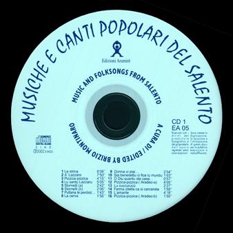 Musiche e Canti Popolari CD 1